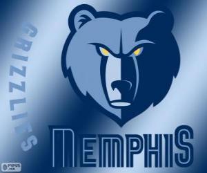 yapboz Logo Memphis Grizzlies NBA takımı. Güneybatı Grubu, Batı Konferansı